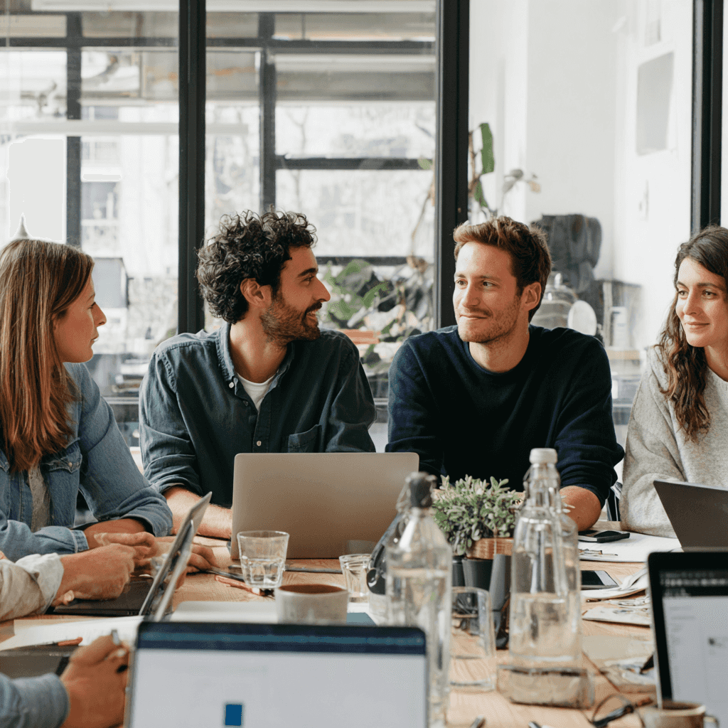 Illustration d'un support client augmenté par l'IA