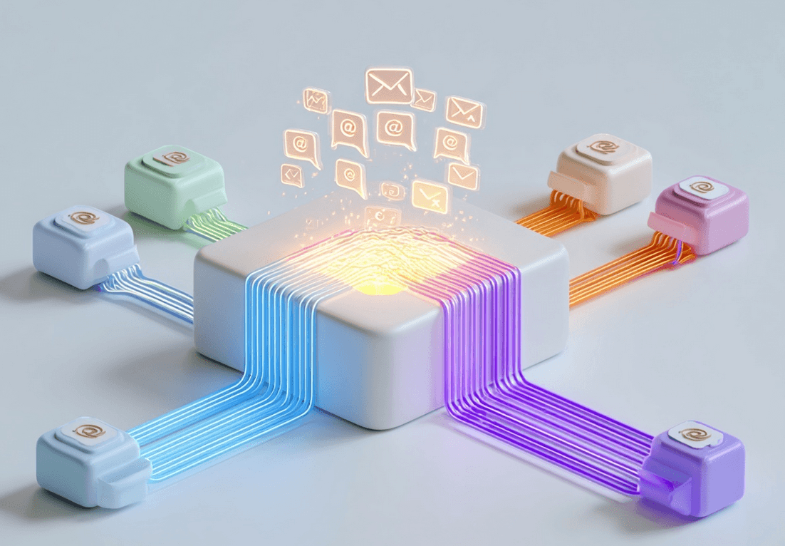 Illustration de l'automatisation des emails