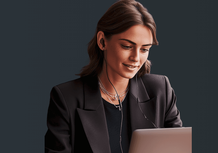 Illustration d'un support client augmenté par l'IA